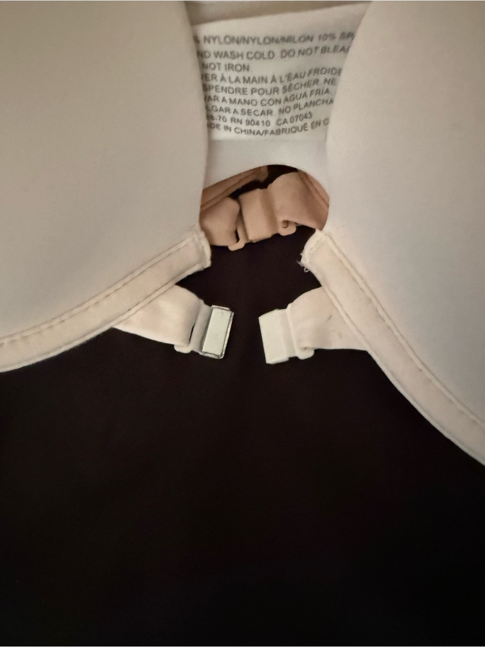 Danskin 3-Pack Magnetic Closure Bras in Black, Ivory, Nude - Picture 4 of 7